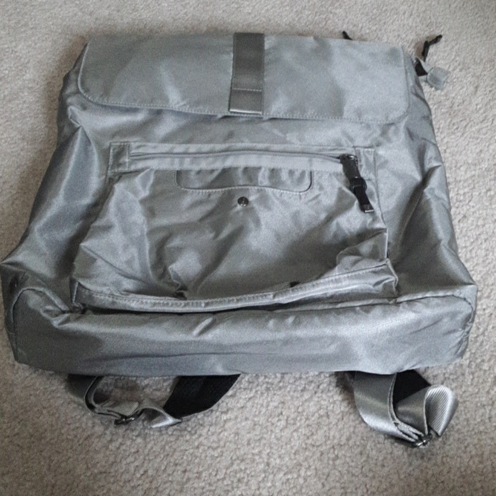 Grey backpack